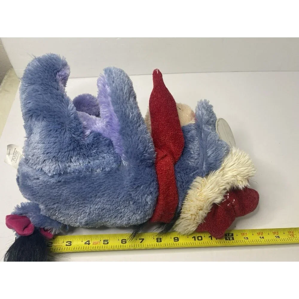 Disney‎ Store Eeyore Christmas Sparkle Hat Scarf Stuffed Animal Plush 14” W/ Tag